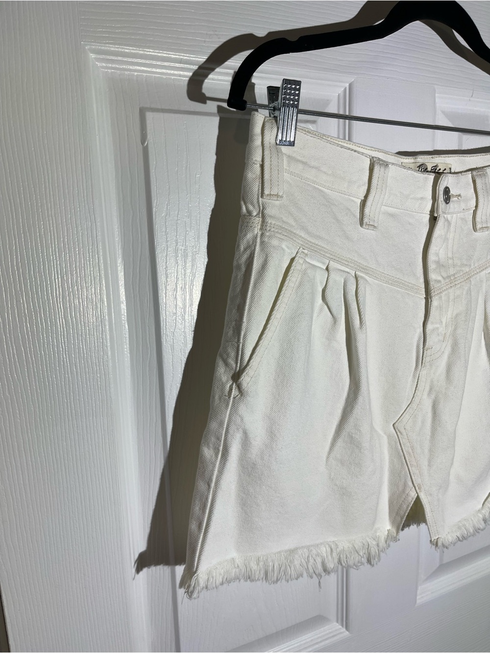 NWT Cream Denim Free People Skirt Sz 26 - Picture 6 of 12